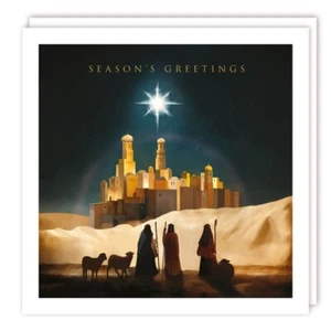 Paquete de 5 tarjetas de Navidad benéficas Bethlehem Star - Rainbow Trust tarjetas de Navidad - Imagen 1 de 2