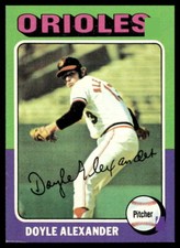 1975 Topps #491 Doyle Alexander Baltimore Orioles