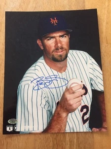 BOBBY JONES NEW YORK METS SIGNED AUTOGRAPH 8x10 PHOTO WITH HOLO COA - Picture 1 of 4
