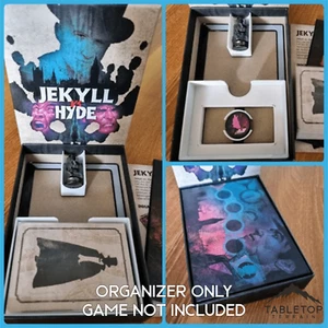 Jekyll vs Hyde Board Game Insert / Organizer - Picture 1 of 4
