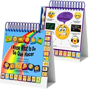 I Know What to Do Flipbook (Sp/Eng): Emotional regulation book for kids - Picture 1 of 8