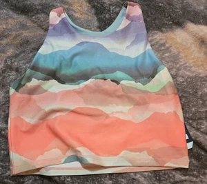 New with tags DSG Girl's Sports Tank Top, Multicolor Mountain Print size xl 16 - Picture 1 of 4
