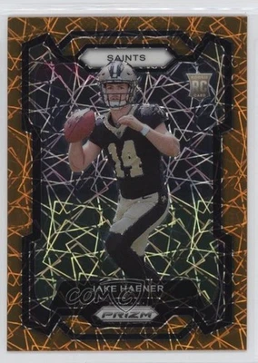 2023 Panini Prizm Rookies Lazer Prizm Jake Haener #374 Rookie RC - Image 1 of 3