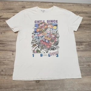 Vintage Chill Since 1993 Aspen Shirt Mens Large Snowboarding Cartoon John Galt - Picture 1 of 10