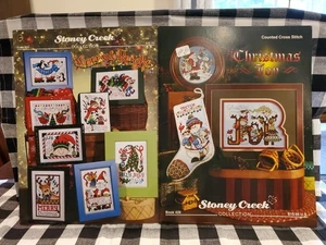 Stoney Creek Collection Merry & Bright, Christmas Joy Counted Cross Stitch Books - Picture 1 of 7