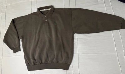 Толстовка LA Bull коричневая на 2 пуговицах размер S ассоциируется с верхней игровой площадкой - Изображение 1 из 4