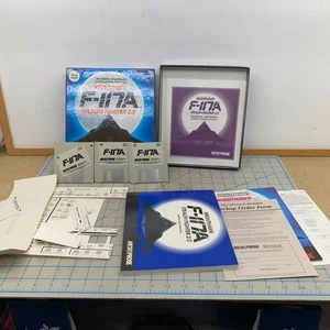 NIGHTHAWK F-117A Stealth Fighter 2.0 IBM 3.5 Floppy Big Box VG - Picture 1 of 21