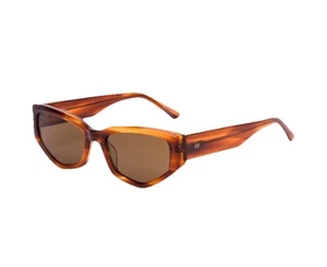 SITO Diamond Tangelo Polarized Tortoiseshell Brown Cateye Sunglasses - Picture 1 of 9