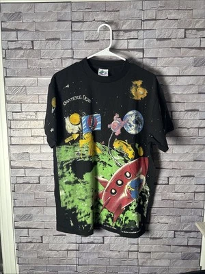 REIMPRESIÓN de colección Grateful Dead Standing On The Moon puntada única AOP espacio grande Foto 1 de 4
