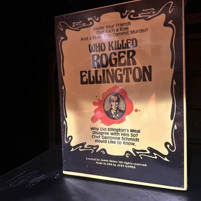Vintage 1987 Life of the Party Who Killed Roger Ellington Murder Mystery Game  - Image 1 of 2