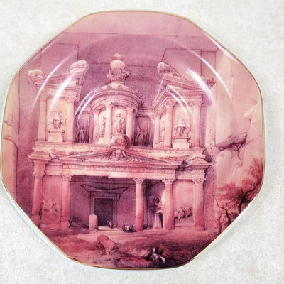 De colección Bordes Dorados Khleifat China Porcelana Octágono 5.5" Jordan Años 60 - 80 Foto 1 de 4