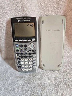 Texas Instrument TI-84 Plus Silver Edition Graphing Calculator Read Description - Image 1 of 4