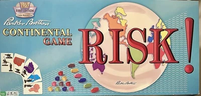 RISK 1959 First Edition Vintage Reproduction Continental Board Game SEALED - Image 1 of 4