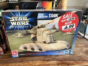 AMT Star Wars Episode One Trade Federation Tank Model Kit Mint In Box - Foto 1 di 2