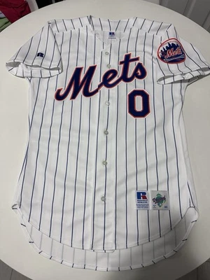 Camiseta Russell New York Mets Auténtica Rey Ordoñez Talla 40 Mediana Foto 1 de 4