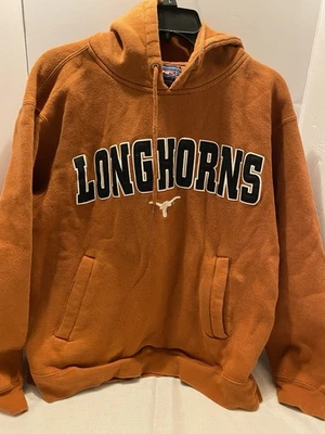 De Colección Y2K Varsity Athletic Cadre Atlético Texas Longhorns Sudadera con Capucha Grande Foto 1 de 4