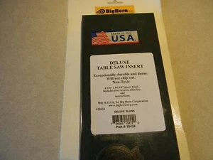 Deluxe Blank table saw insert, 1/2" x 4-1/4" x 14-3/4" - Picture 1 of 3