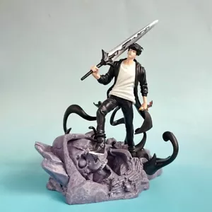 20cm Solo Leveling Anime Figure Sung JinWoo Model Manga Collectible Toys No Box - Picture 1 of 5
