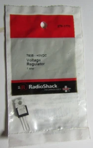 RadioShack 7805 +5VDC Voltage Regulator 1A 276-1770 New And Sealed - Picture 1 of 2