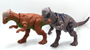 2 Jurassic World Dino Rivals Savage Strike Pachycephalosaurus Dinosaurier Figuren - Bild 1 von 6