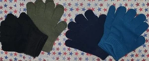 2 Pair Pack Wonder Nation Children's Gloves Blue Ages Over 24 Months New - Picture 1 of 12