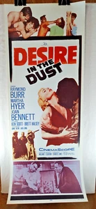 Desire in the Dust (1960) Vintage Theatrical Insert Movie Poster 14" x 36" - Picture 1 of 7