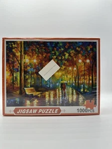 NUEVO DCBA HGFE Naranja Azul Lluvio Noche Parque Paseo 1000 Piezas Rompecabezas K-3313 - Imagen 1 de 3