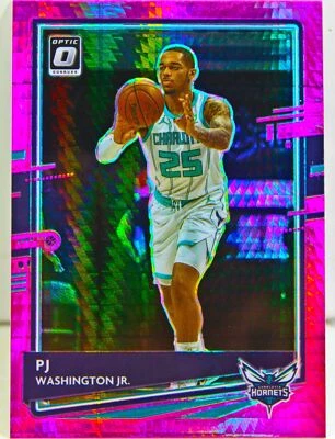 PJ Washington Jr. 2020-21 Optic Basketball Pink Hyper Prizm 2nd Year Card #137 - Image 1 of 3