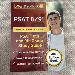PSAT 8/9 Prep with Practice Tests: PSAT 8th and 9th Grade Study Guide [4th... - Picture 1 of 2