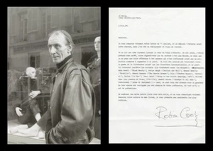 Derek Raymond/Robin Cook (1931-1994) - Rara lettera firmata + foto - 1988 - Foto 1 di 3