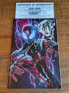 AMAZING SPIDER-MAN #29 JOHN GIANG REMARK SKETCH W/ COA NYCC VIRGIN VARIANT MILES - Picture 1 of 2