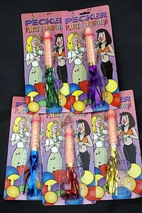 Favores de despedida de soltera con oropel de color novia fiesta mordaza regalo fabricante de ruido - Imagen 1 de 1