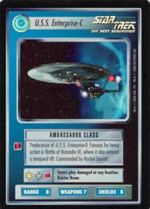 Star Trek CCG 1E Reflections USS ENTERPRISE-C NM/MINT - Picture 1 of 1