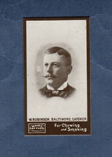 WILBERT ROBINSON, Baltimore Orioles HOF ~ 1895 Mayo Cut Plug N300 | REPRINT 1986