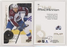 2022-23 Upper Deck MVP 20th Anniversary Gold Script Nathan MacKinnon #90