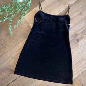 Victoria’s Secret beaded nightgown, velvet black S - Picture 1 of 12