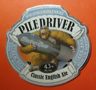Beer pump clip badge WYCHWOOD brewery PILEDRIVER real ale Hobgoblin Status Quo