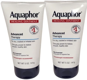 Aquaphor (2-PACK) Healing Ointments Advanced Therapy for Dry Cracked Skin 10 oz - Picture 1 of 3