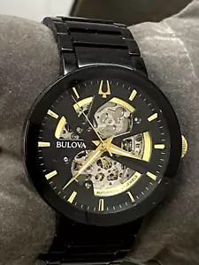 Bulova Modern 98A203 42mm Schwarz Edelstahl Herren Armbanduhr - Bild 1 von 15