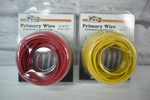 Juego de 2 cables primarios Pico automotrices y marinos 18GA 35 pies cada uno - NUEVO - Imagen 1 de 5