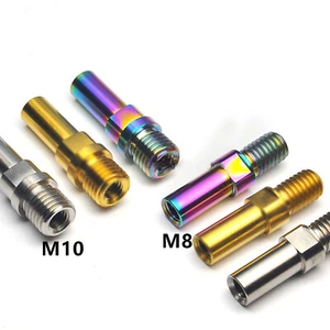 2pcs Titanium Ti Brake Post V-Brake Bosses M8/M10x1.25mm V Brake Seat Bike Bolts - Picture 1 of 15