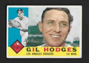 1960 Topps #295 GIL HODGES Los Angeles Dodgers HOF - Picture 1 of 2