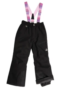 Gerry Snow Pants~ Girls Medium 10/12~NEW~Removable Pink &Purple Suspenders~Youth - Picture 1 of 7