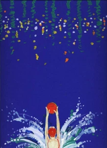 WasserBaller - POP ART UNIKAT - GÜNTHER LÖPER : Collage Mischtechnik - 1965 - Picture 1 of 1