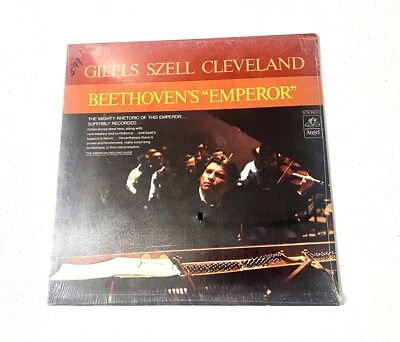Gilels Szell Cleveland Beethoven’s Emperor 12” LP Angel S-36031 New Sealed Rare - Image 1 of 4