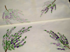 Charming 'Fairistytch'? Scottish Heather  Hand Embroidered Tablecloth