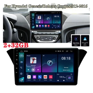 9" For 12-16 Hyundai Genesis Coupe Carplay 2+32GB Radio Stereo GPS Nav Head Unit - Bild 1 von 24