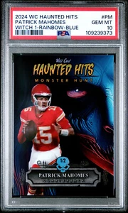 2024 WILD CARD HOBBY ONLY HAUNTED HITS WITCH #PM PATRICK MAHOMES PSA 10 /2 - Picture 1 of 2