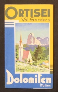 1930 prospect prospetto / Ortisei Val Gardena Dolomiten Italien Italia Italy - Imagen 1 de 1