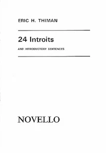Eric Thiman 24 Introits Introductory Sentences Vocal Score Sheet Music Book - Picture 1 of 1
